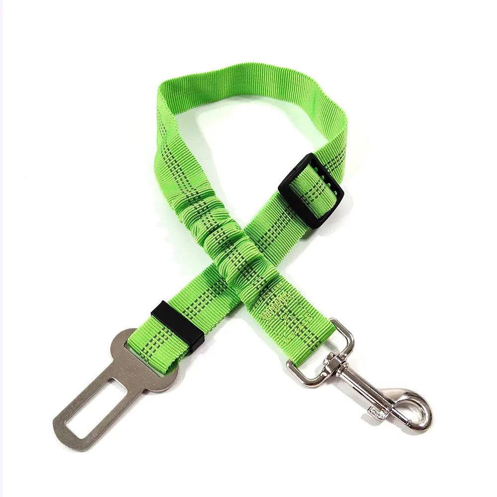 Adjustable Reflective Dog Car Seat Belt Harness