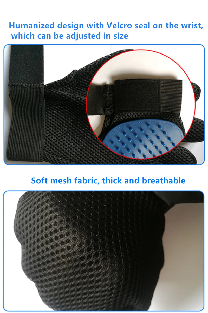 Pet Grooming Glove for Cats & Dogs – Hair Remover & Massager