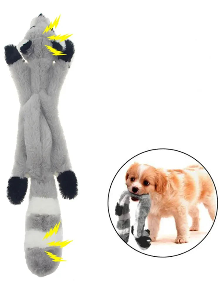 45cm Durable Simulated Animal Plush Dog Chew Toy with Squeakers