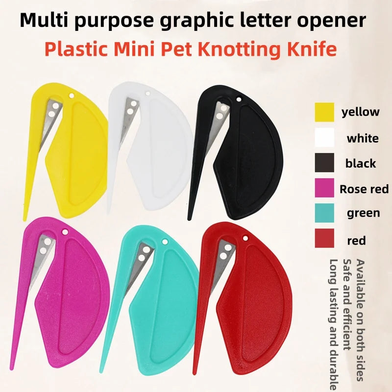 Pet Hair Removal Knot & Shedding Knife – Safe Stainless Steel Grooming Tool