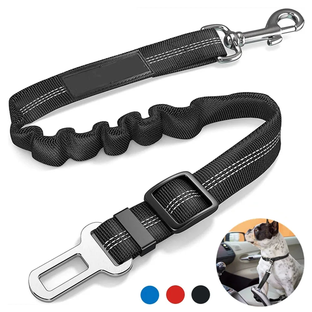Adjustable Reflective Dog Car Seat Belt Harness