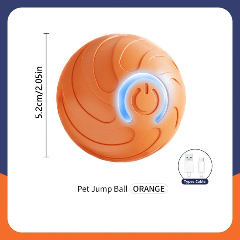 Smart Interactive Dog Toy Ball – USB Rechargeable & Auto-Moving