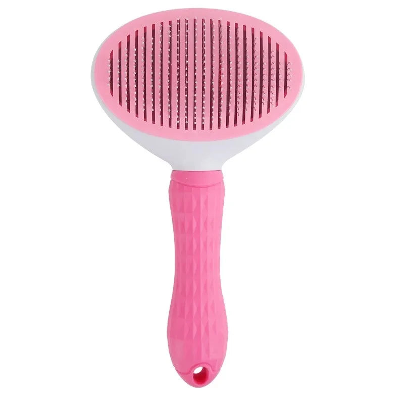Pet Grooming Comb – Stainless Steel Brush for Cats & Long-Hair Dogs