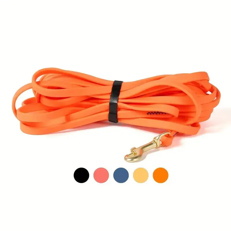 Waterproof PVC Dog Training Leash – 3M/6M/9M Long, Easy-Clean Lead
