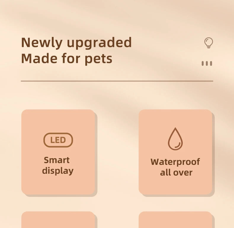 LED Pet Grooming Trimmer – Low Noise & Waterproof