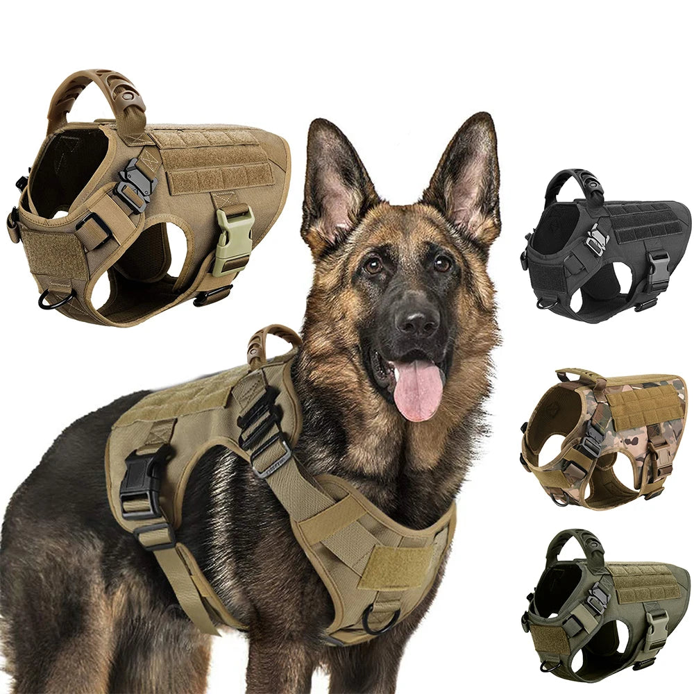 Tactical Dog Harness – Training Vest for Medium & Large Dogs