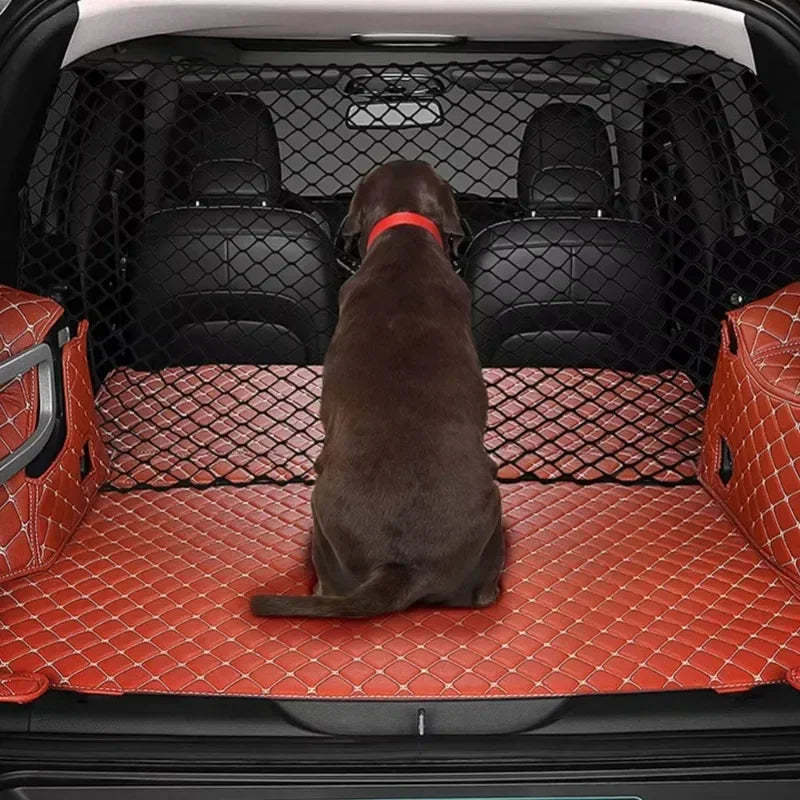 Durable Car Boot Pet Safety Mesh – Elastic Insulation Fence for Any Vehicle
