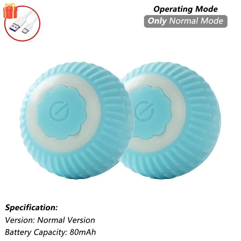 Automatic Rolling Cat Toy Ball – Self-Moving Electric Play Ball for Kittens