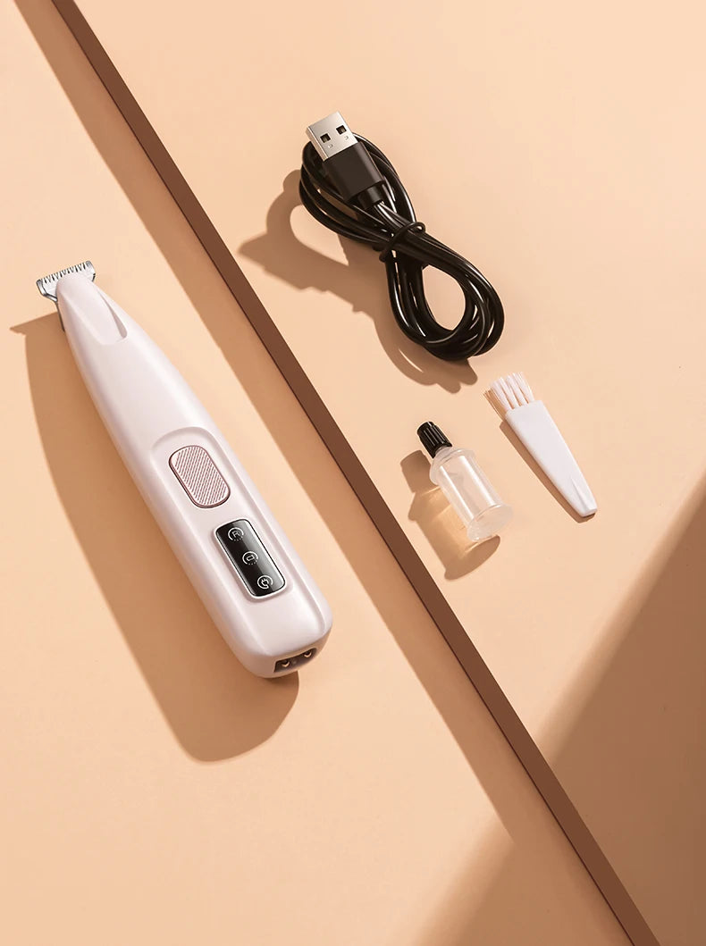 LED Pet Grooming Trimmer – Low Noise & Waterproof
