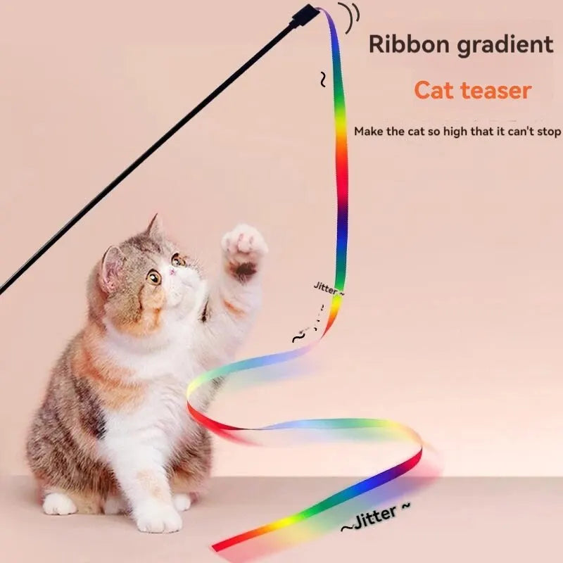 Interactive Cat Teasing Stick Toy – Fun for Cats & Small Dogs