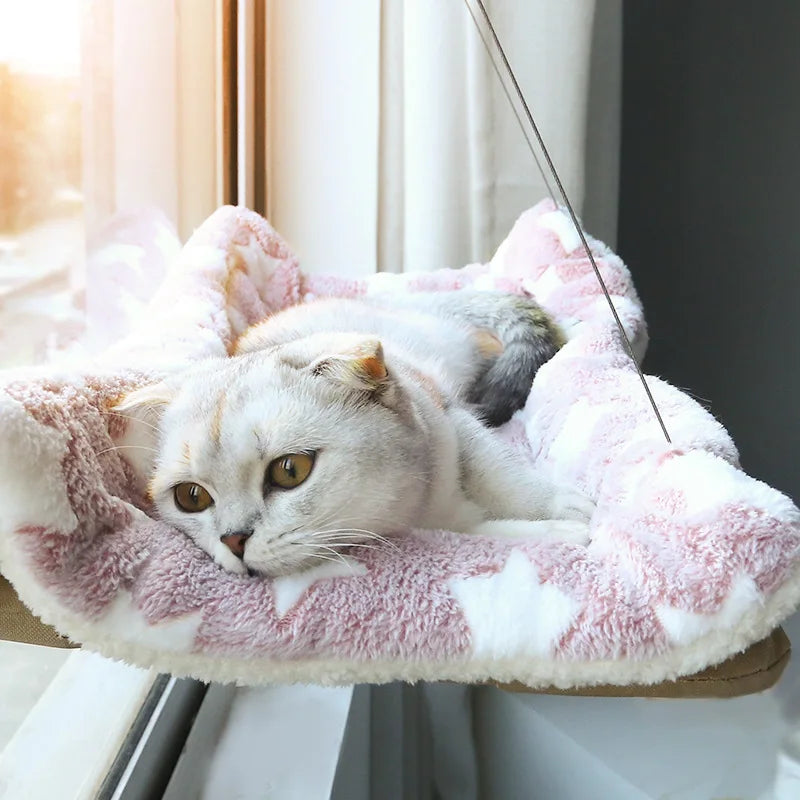 Aerial Cat Hammock Window Bed – Hanging Cat Seat