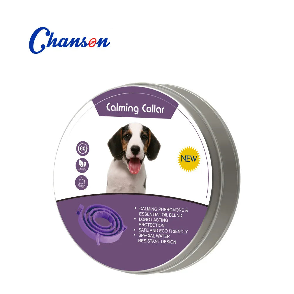 Adjustable Calming Collar for Cats and Dogs