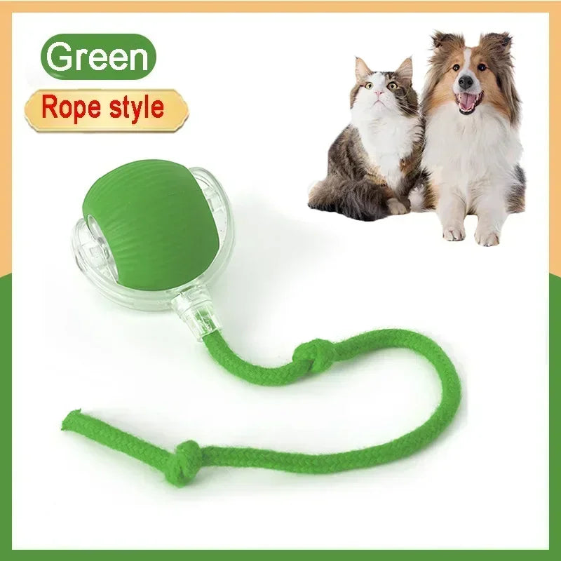 Rechargeable Interactive Rolling Ball Toy for Cats and Dogs