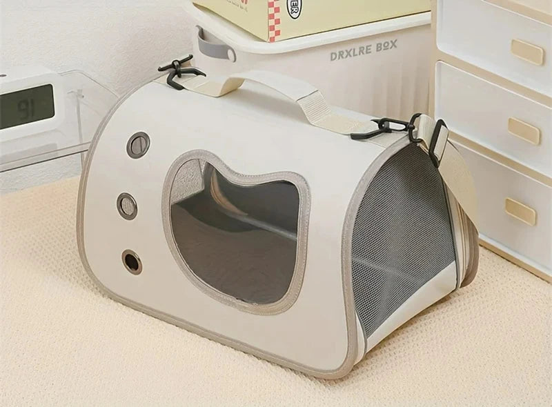 Foldable Breathable Pet Carrier Bag for Small Dogs & Cats