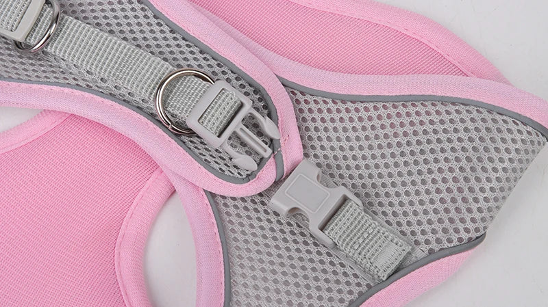 Adjustable Adjustable Dog Harness & Leash Set – For Small Dogs & Cats Set