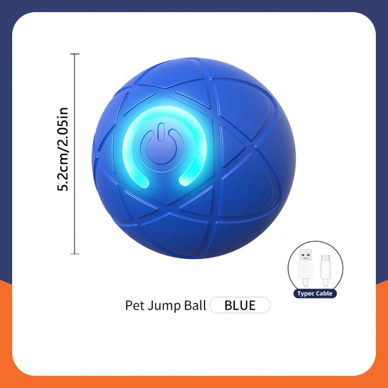 Smart Interactive Dog Toy Ball – USB Rechargeable & Auto-Moving