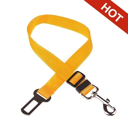 Adjustable Pet Car Seat Belt – Safety Harness Clip for Dogs & Cats