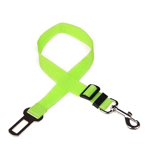 Adjustable Pet Car Seat Belt – Safety Harness Clip for Dogs & Cats