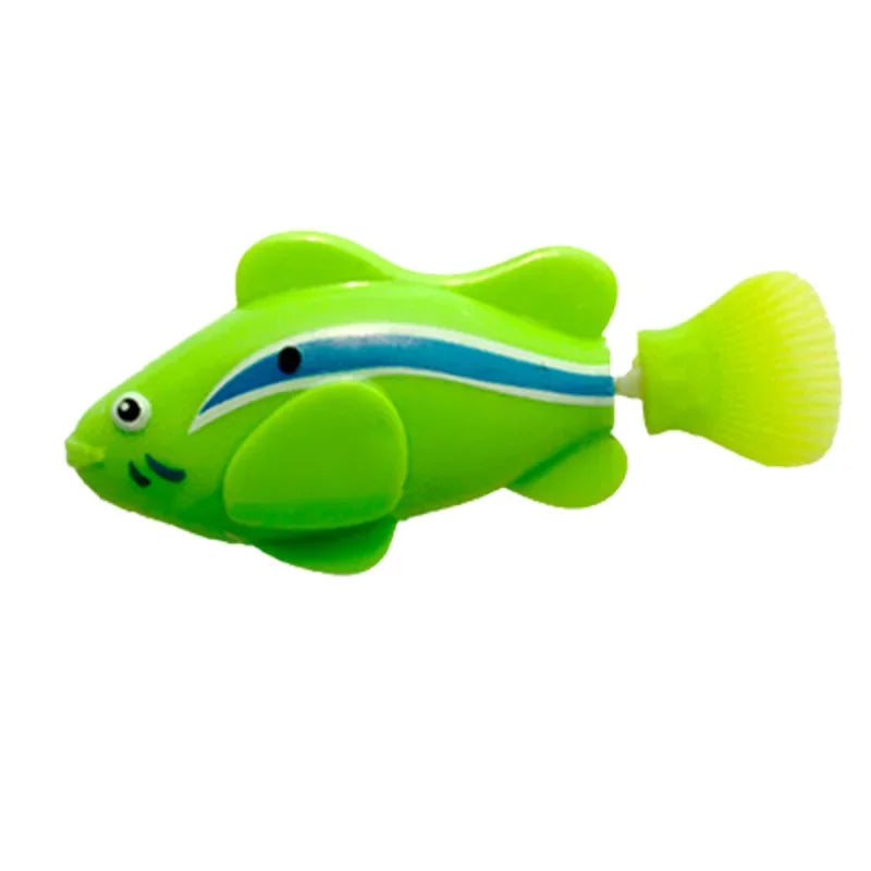 LED Interactive Swimming Robot Fish Toy for Cats