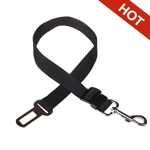 Adjustable Pet Car Seat Belt – Safety Harness Clip for Dogs & Cats