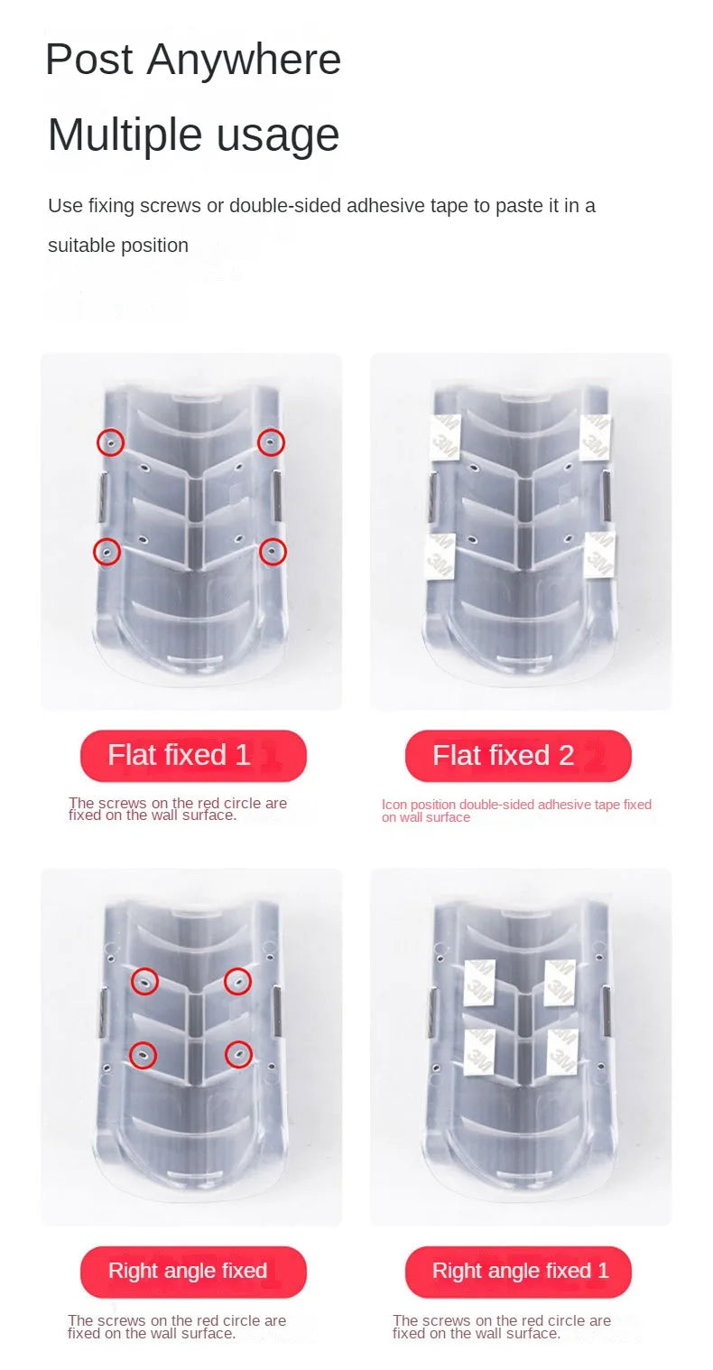 Cat Wall Corner Self-Grooming Brush with Bristles