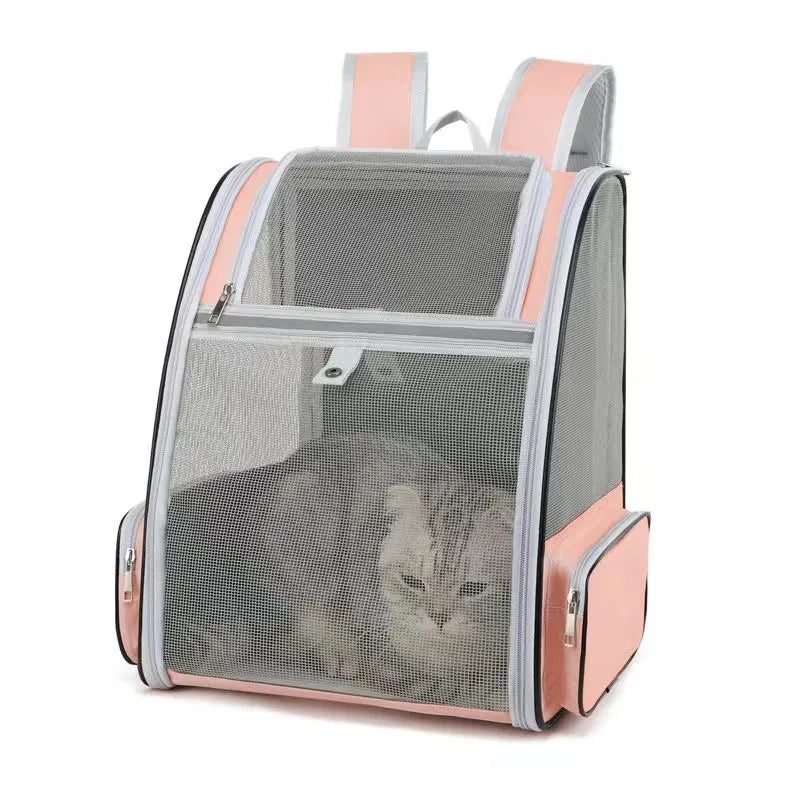 Breathable Outdoor Cat & Small Dog Carrier Backpack – Up to 6kg