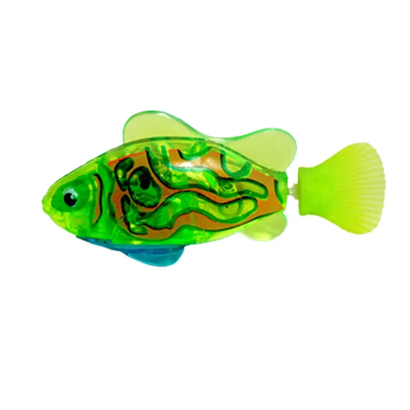 LED Interactive Swimming Robot Fish Toy for Cats