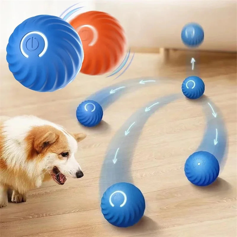 Smart Interactive Dog Toy Ball – USB Rechargeable & Auto-Moving