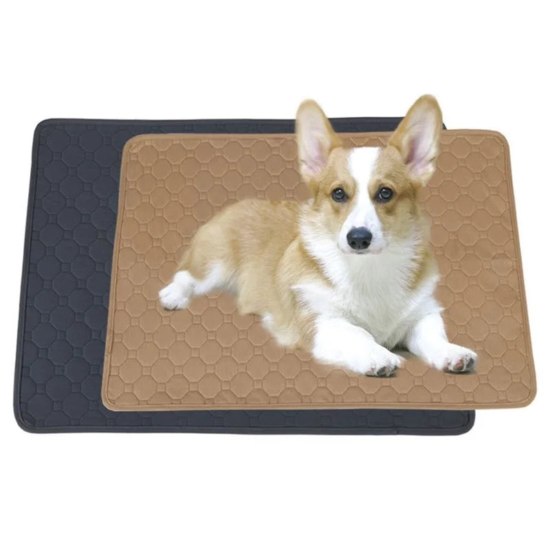 Waterproof Pet Bed Mat with Neck Pillow – Washable Sofa Cover
