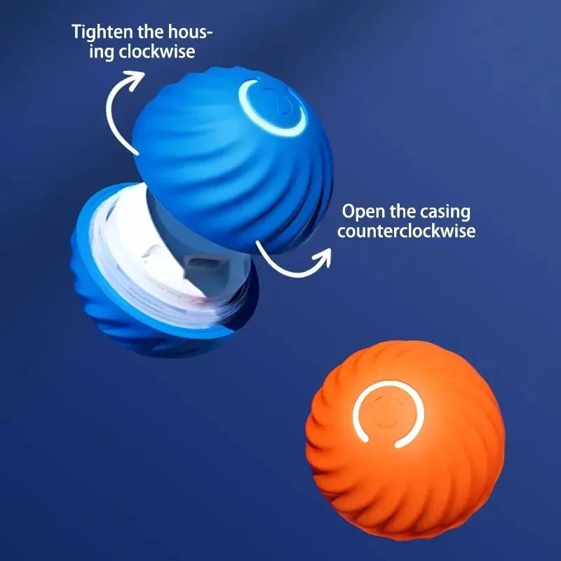 Smart Interactive Dog Toy Ball – USB Rechargeable & Auto-Moving