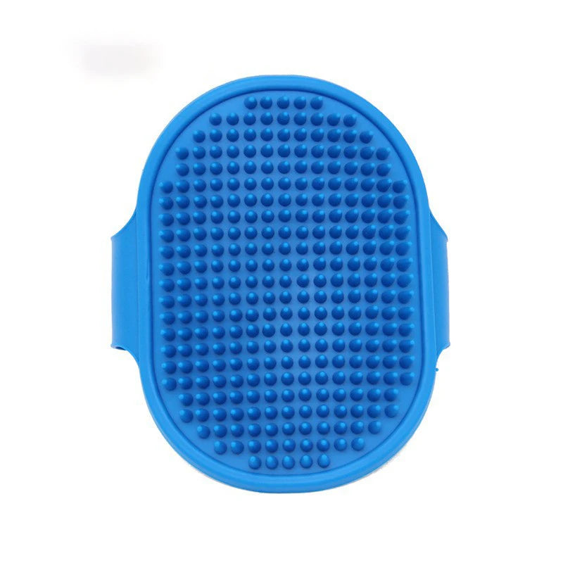 Soft Silicone Pet Bath Brush – Dog & Cat Hair Remover and Massage Comb