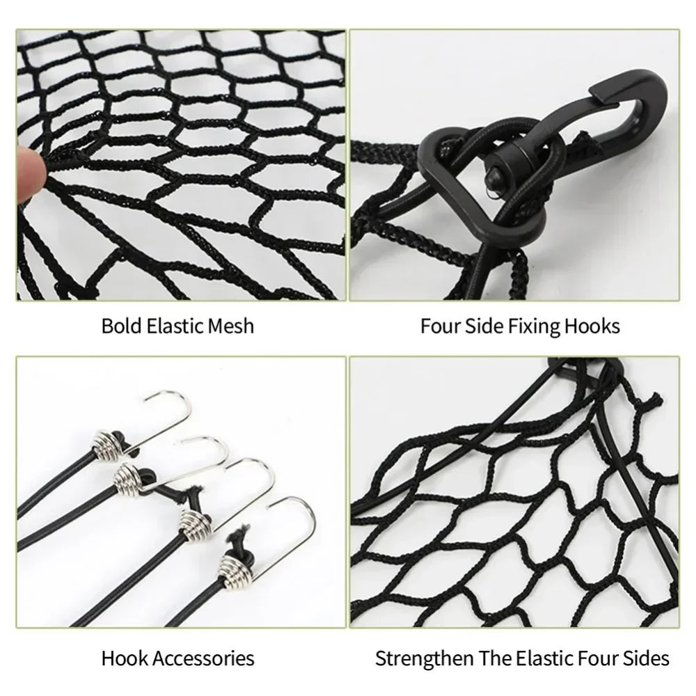 Durable Car Boot Pet Safety Mesh – Elastic Insulation Fence for Any Vehicle