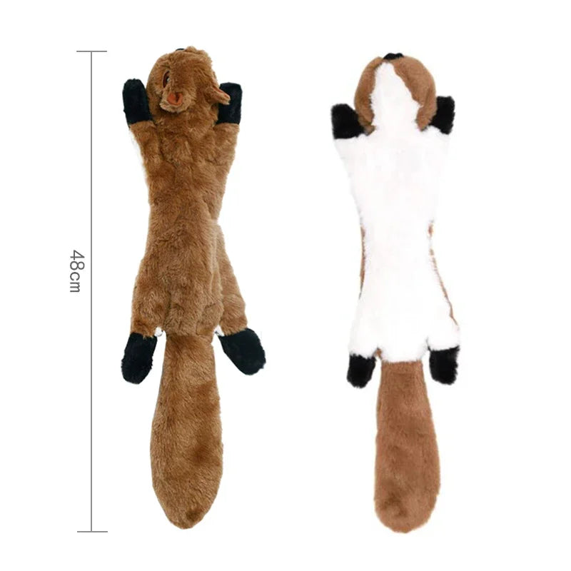45cm Durable Simulated Animal Plush Dog Chew Toy with Squeakers