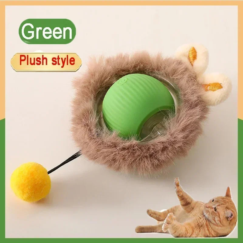 Rechargeable Interactive Rolling Ball Toy for Cats and Dogs