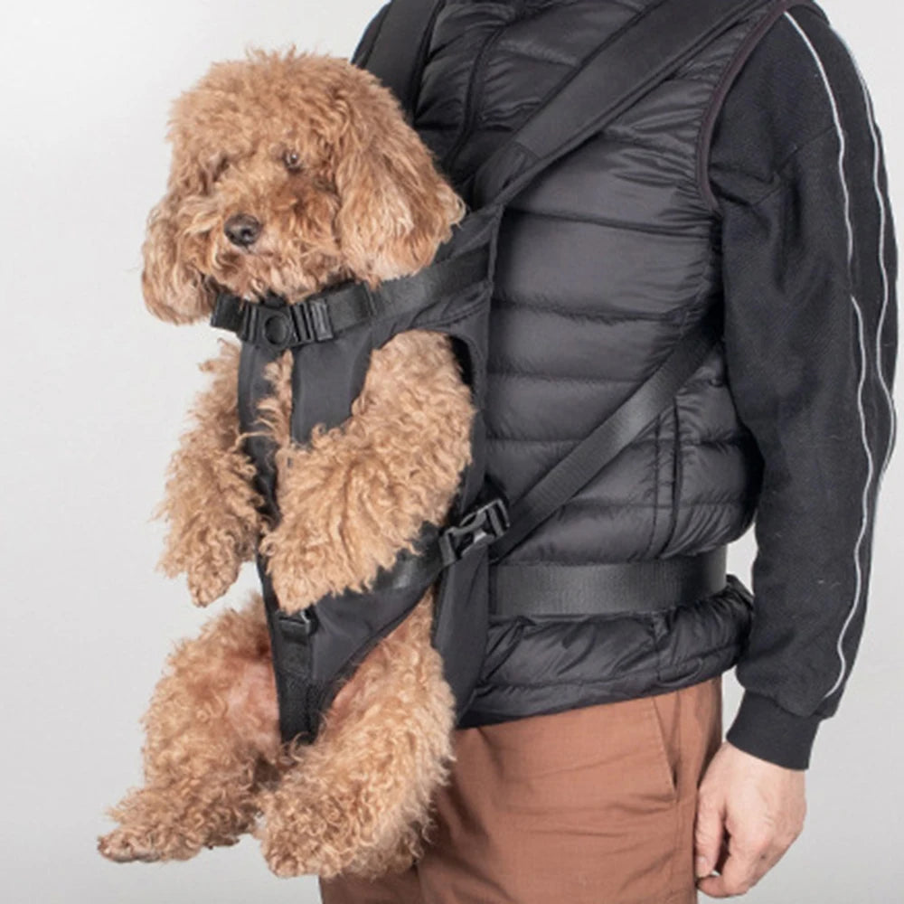 Adjustable Front Dog Carrier Backpack for Hiking & Cycling