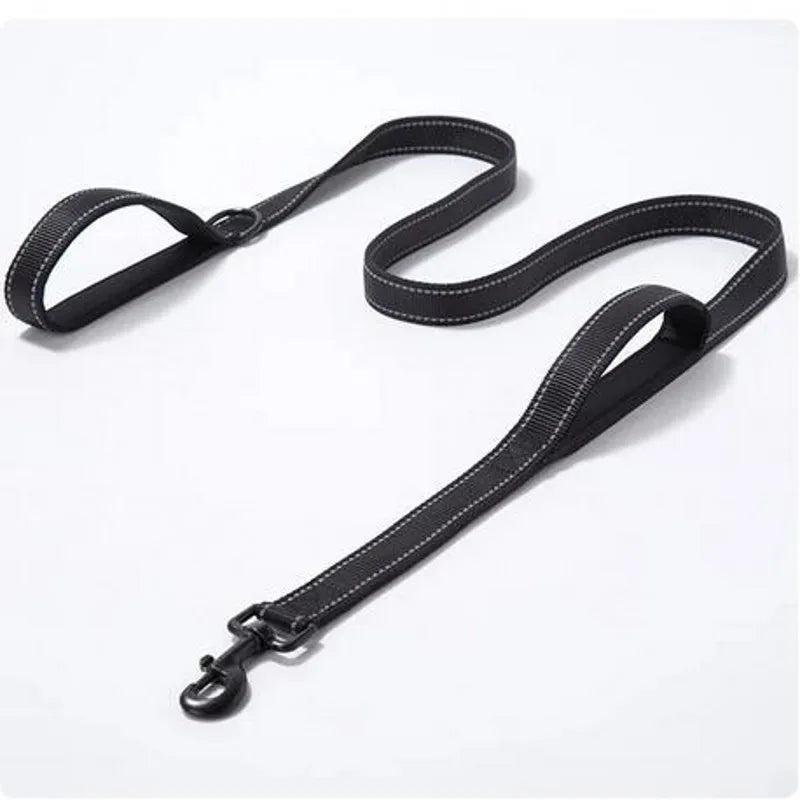 Heavy Duty Double Handle Nylon Dog Leash