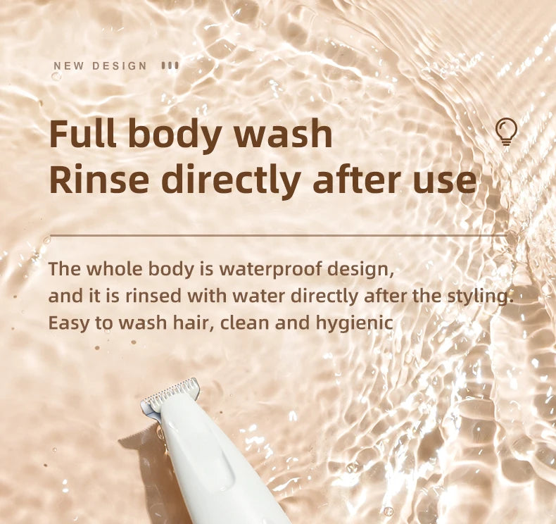 LED Pet Grooming Trimmer – Low Noise & Waterproof