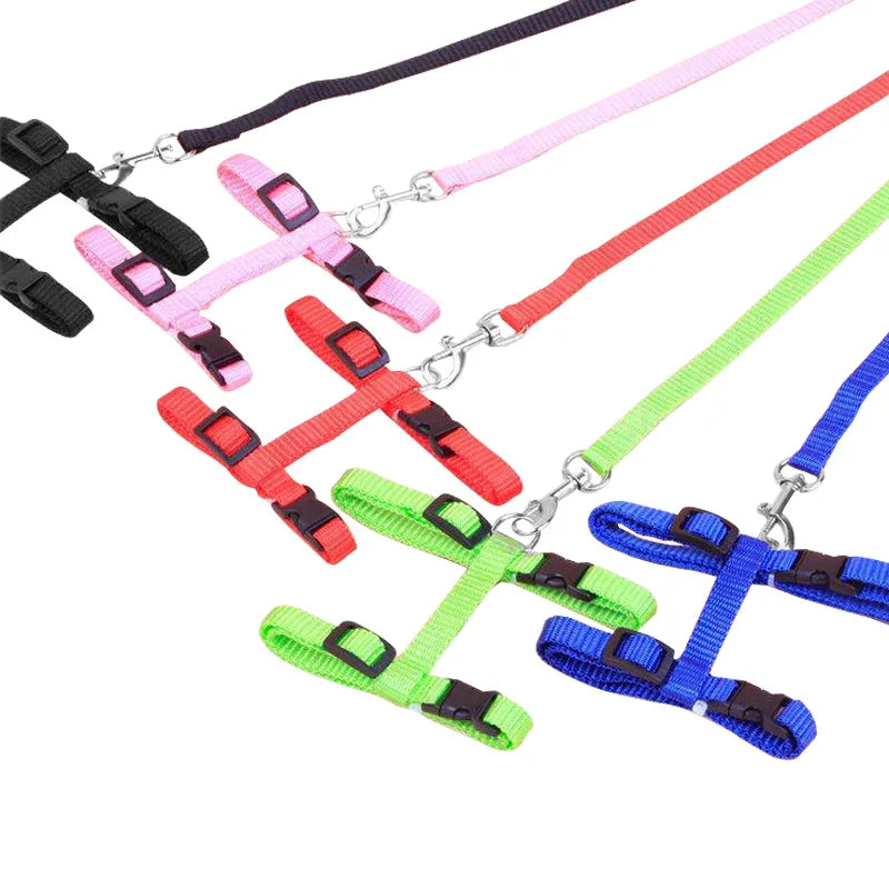 I-Shaped Cat & Dog Leash with Chest and Back Support