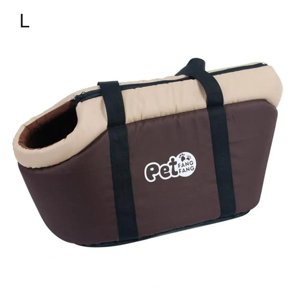 Soft-Sided Breathable Pet Carrier Tote with Adjustable Strap & Interior Pad