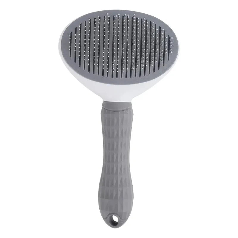Pet Grooming Comb – Stainless Steel Brush for Cats & Long-Hair Dogs