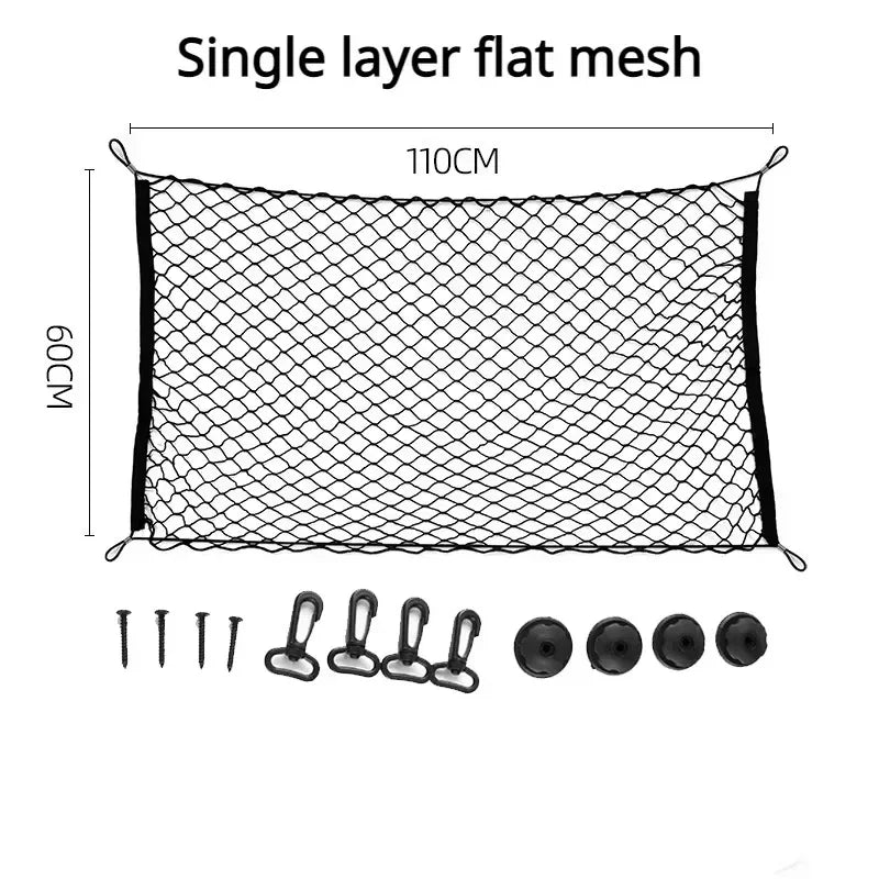Durable Car Boot Pet Safety Mesh – Elastic Insulation Fence for Any Vehicle