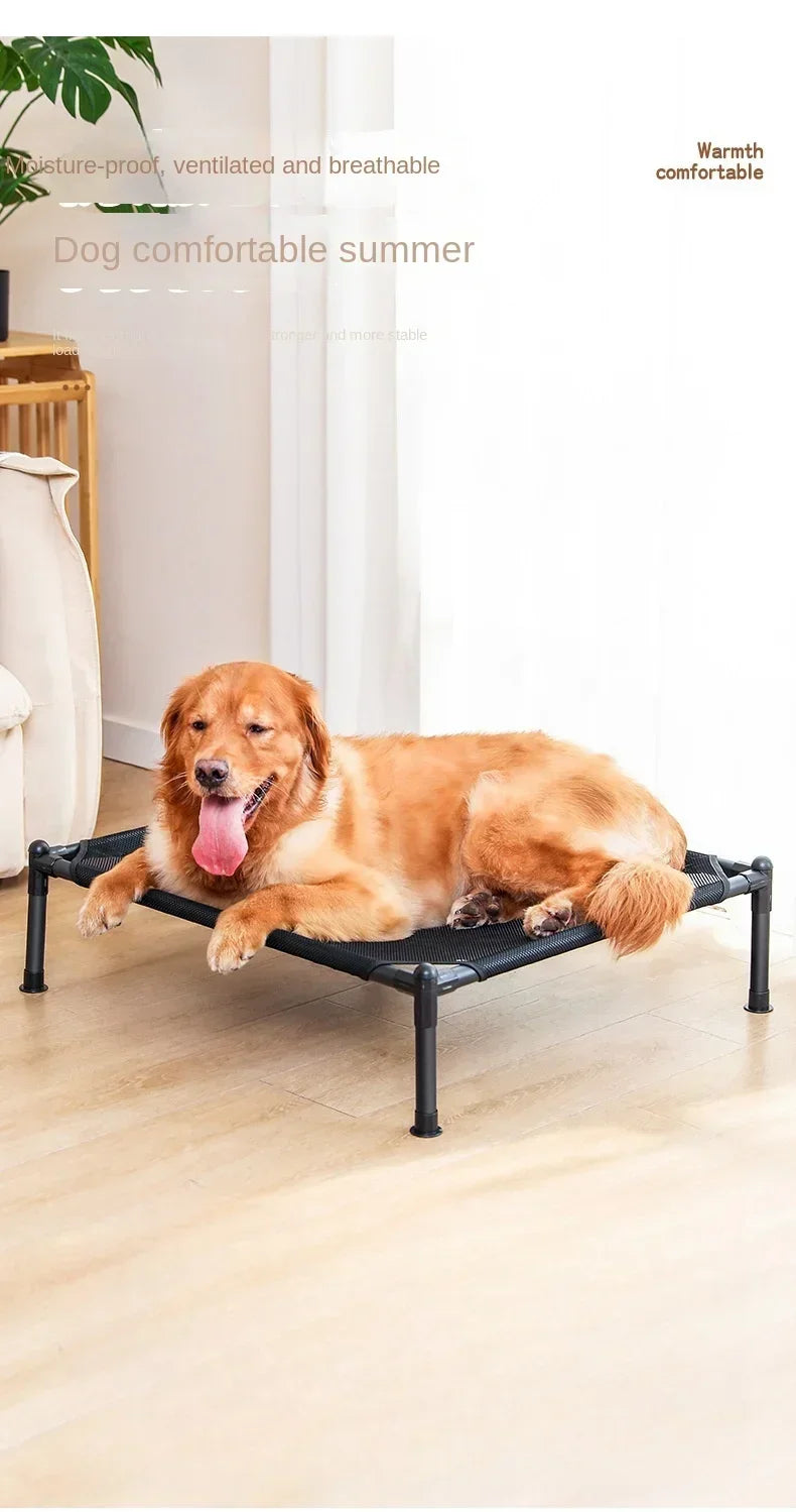 Elevated Folding Pet Bed – Portable, Washable Dog & Cat Camping Cot