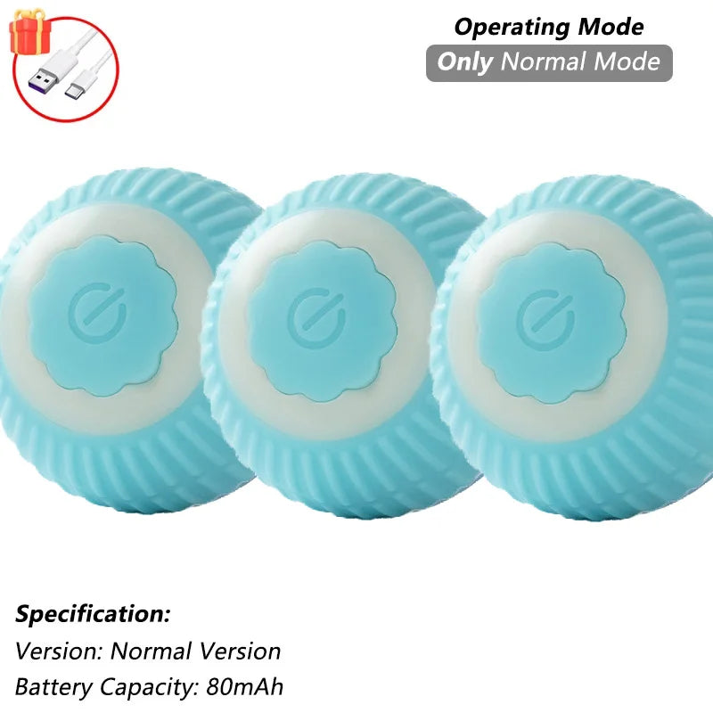 Automatic Rolling Cat Toy Ball – Self-Moving Electric Play Ball for Kittens