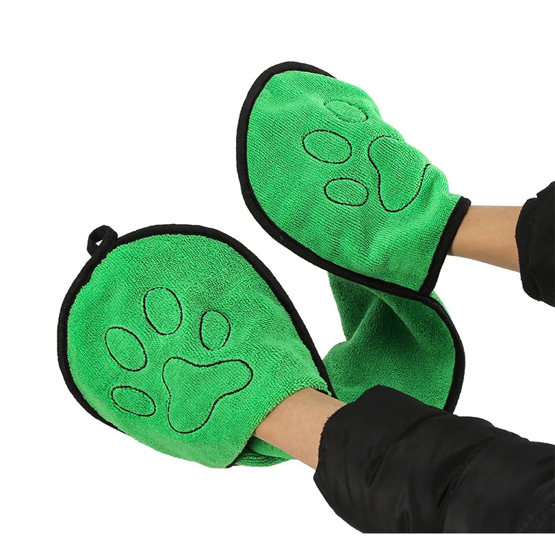 Quick-Dry Pet Towel – Soft, Absorbent Bath Robe for Dogs & Cats