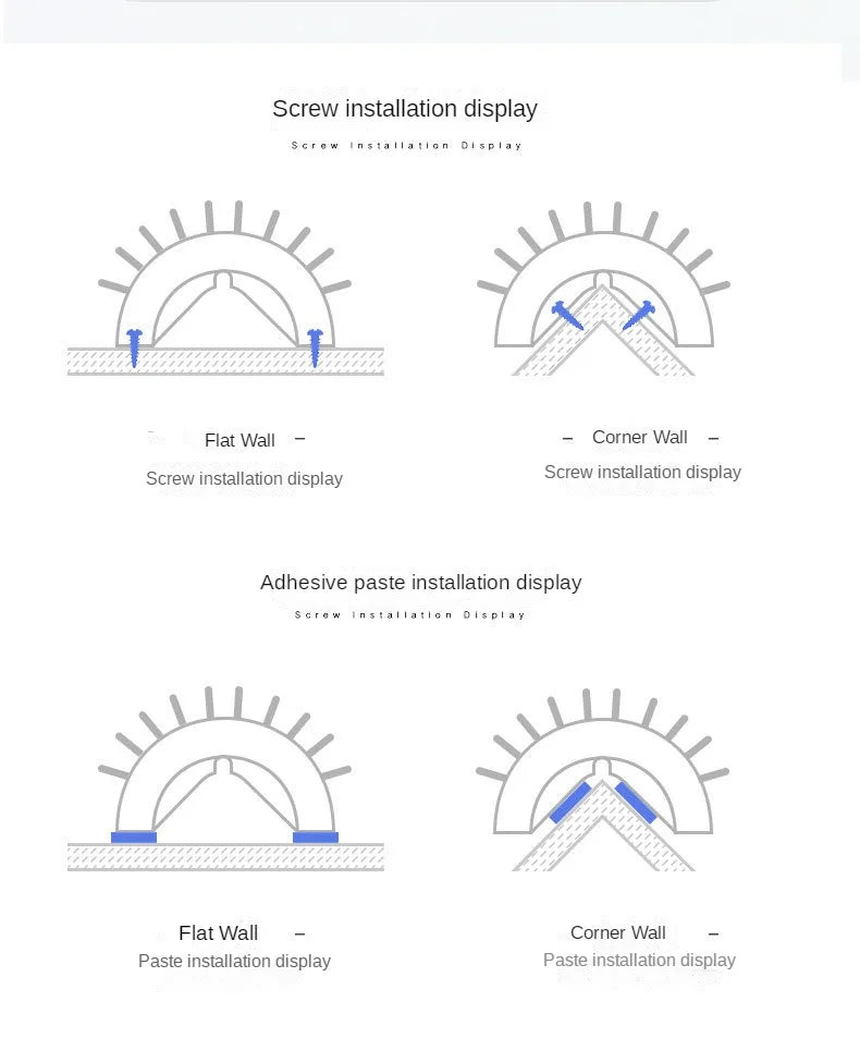 Cat Wall Corner Self-Grooming Brush with Bristles