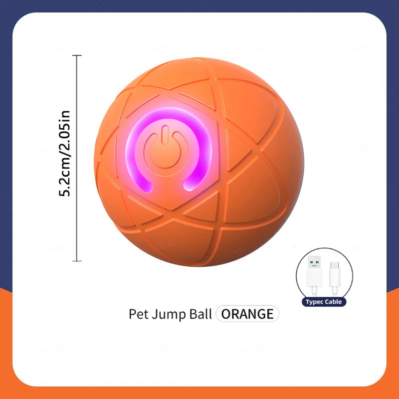 Smart Interactive Dog Toy Ball – USB Rechargeable & Auto-Moving