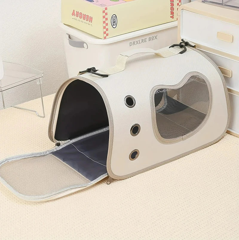 Foldable Breathable Pet Carrier Bag for Small Dogs & Cats