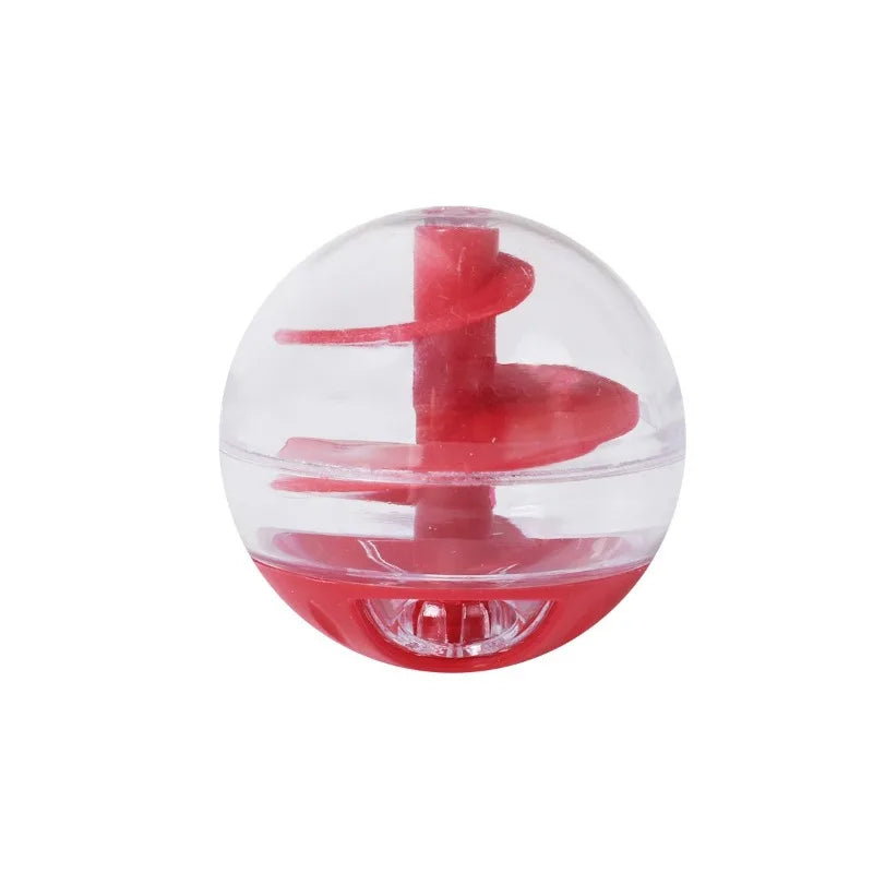 Spiral Ball Cat Toy – Dual-Use Food Dispenser and Training Toy