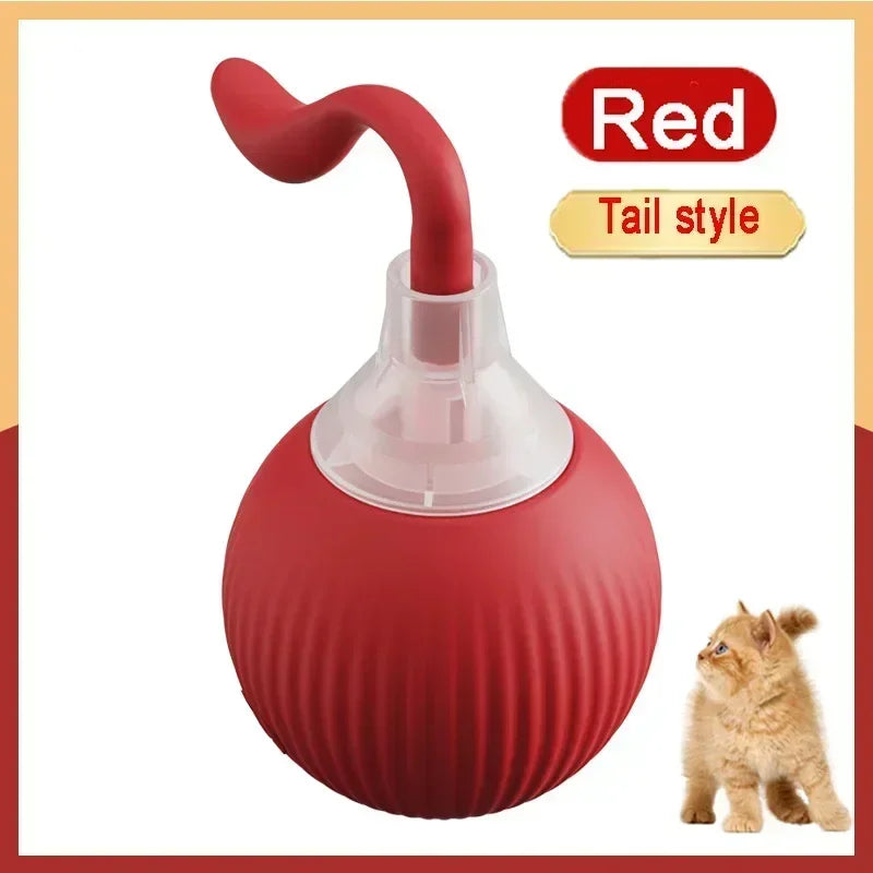 Rechargeable Interactive Rolling Ball Toy for Cats and Dogs