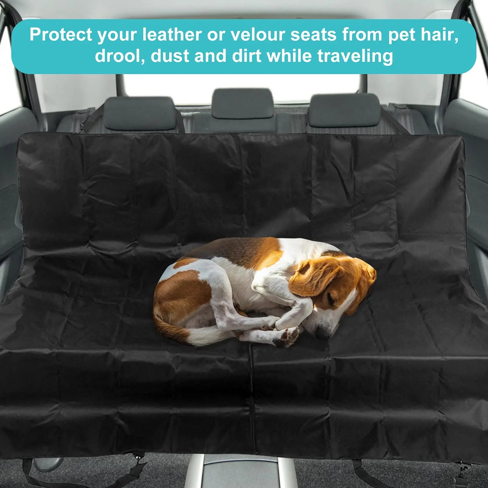 Waterproof Heavy Duty Foldable Dog Car Seat Cover – Scratchproof & Nonslip